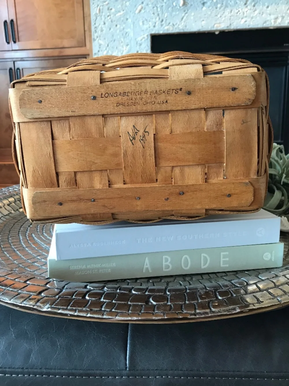 FARMHOUSE 🔥 RUSTIC COTTAGE SHABBY CHIC 1995 MAIL BASKET